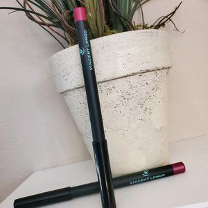 Vincent Longo Lot of 2 Fuchsia Lip Pencils